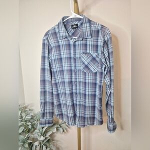 O'Neill Men's Blue Plaid Shirt